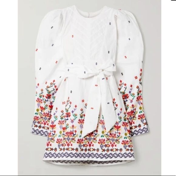 NWD Anthro Chufy Kenko Embroidered Dress XS - Picture 4 of 7